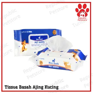 Pet Wipes PET SOFT 100 Sheets Dog Cat
