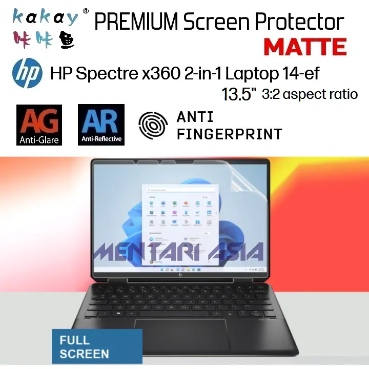 Screen Protector HP Spectre x360 14-ef - KAKAY Premium MATTE