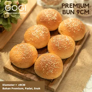 Roti Burger Bun Burger Roti Bun PREMIUM Isi 6 Pcs