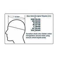 Gambar Helm Zeus ZS-811 Blue AL52 Orange Fullface New!! - M dari Bike Master Kota Bandung 5 Tokopedia