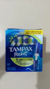 Tampax Pocket Pearl Compact Tampon - Super
