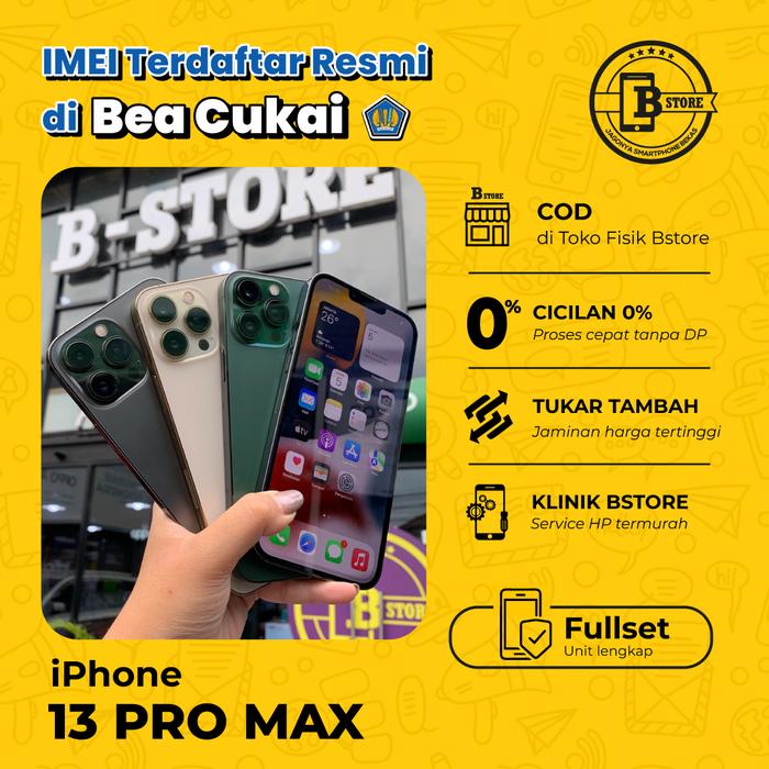 Gambar IPHONE 13 Pro Max 128GB - FULLSET - MULUS - Apple 128 GB - COD BANDUNG dari Bstore Bandung Kota Bandung Tokopedia