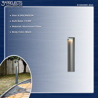 Gambar Lampu Taman Midway Path 3+DX2951-650 - Hitam dari 3plusprojects Kota Administrasi Jakarta Utara 1 Tokopedia
