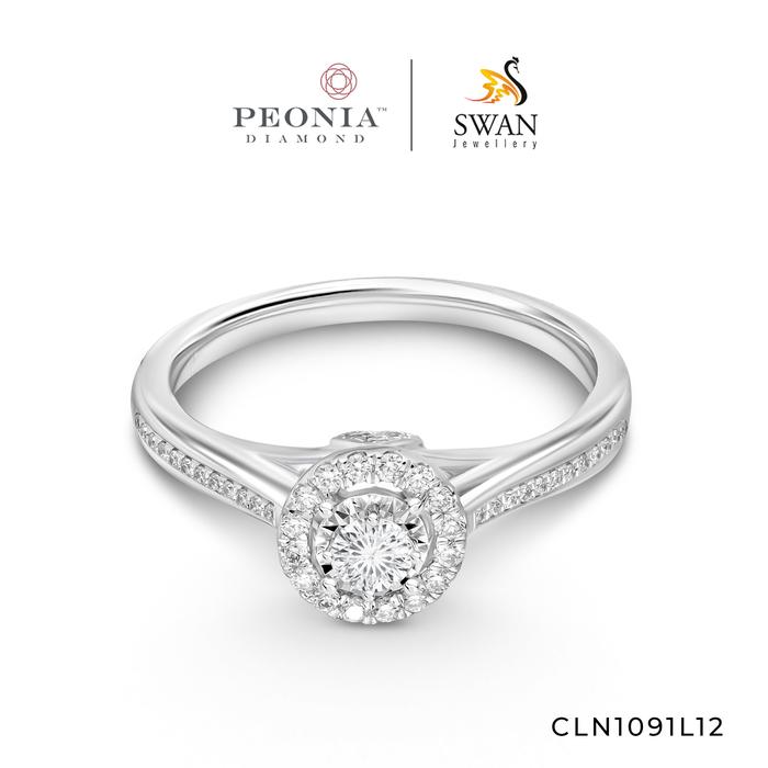 Gambar Cincin Berlian Peonia Diamond CLN1091L12 - Peonia Diamond By Swan Jewellery - 12 dari Peonia Diamond By Swan Kota Administrasi Jakarta Barat Tokopedia