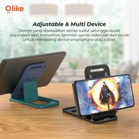 Gambar Olike HC5 Phone Holder Stand Desk Foldable Dudukan HP Meja Anti Slip - HC-6 GREY dari GADVENTIA Kota Administrasi Jakarta Barat 3 Tokopedia