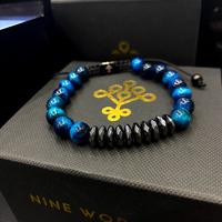 Gambar Nine Worlds Einherjar Bracelet NW-00413 Gelang Batu Alam blue Tiger eye Pria wanita dari Nine Worlds Kota Administrasi Jakarta Barat 3 Tokopedia
