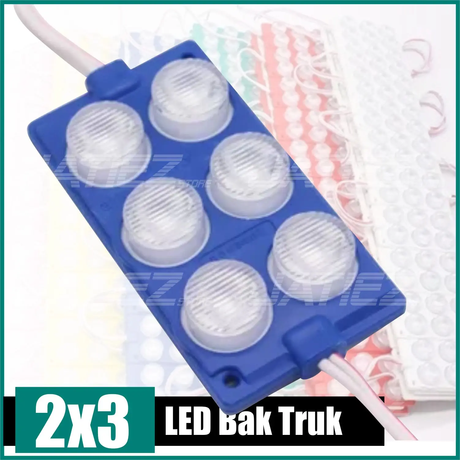 Lampu Led Modul 6 mata kotak 2x3 - Lampu Led 6Mata Kolong Variasi Truk