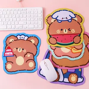MOUSE PAD BEAR ASTHETIC PREMIUM ALAS MOUSE KAWAII LUCU
