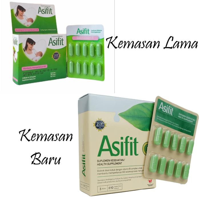 Gambar Asifit pelancar asi 1 box isi 10 Kaplet dari bintang888 Kab. Tangerang Tokopedia