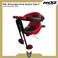 Gambar MXL Boncengan Depan Anak Sepeda Lipat Tipe C Frontchild Seat Stainless - Merah dari MXL Sports Indonesia Kota Administrasi Jakarta Selatan 1 Tokopedia