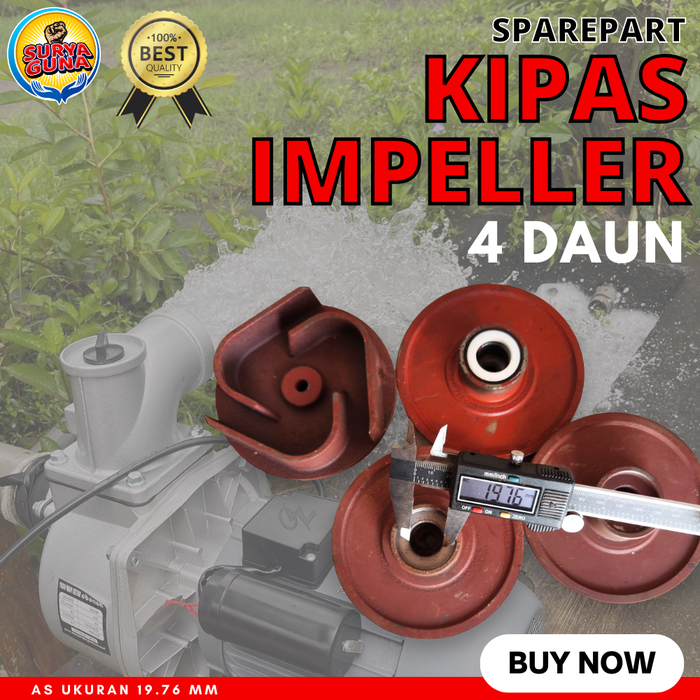 Gambar jual impeller kipas 3 dim untuk pompa air diesel jet 1000 dan jet 2000 dari Suryaguna Store Kab. Tulungagung Tokopedia