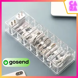Kotak Kabel Organizer Cable Storage Box 8 Slot BN-2046