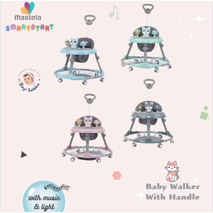 Gambar Mastela Premium Baby Walker 5in1/Baby Walker/Alat Belajar Jalan Bayi dari Bayi Soleha Kota Medan Tokopedia