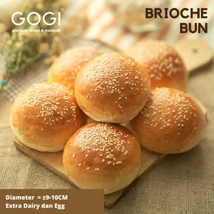 Roti Burger BRIOCHE Bun Burger Roti Bun BRIOCHE PREMIUM Isi 6 Pcs