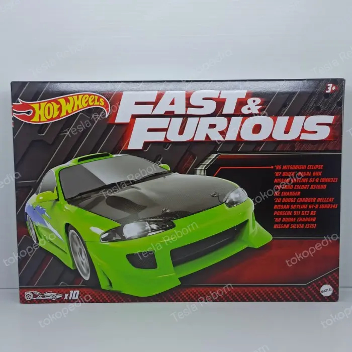 Hotwheels Hot Wheels Fast & Furious F&F 10-Pack Loose Nissan Skyline
