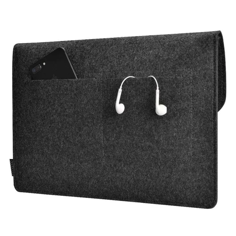Sleeve Case Laptop Macbook Felt with Pouch - AK01 1