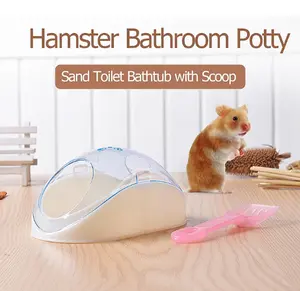 Hamster potty bathroom - Wadah Pasir Hamster - Toilet hamster - Tempat mandi hamster