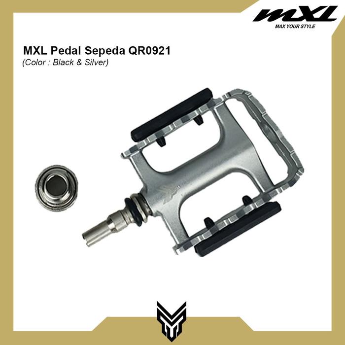 Gambar MXL Pedal Sepeda 921 Bicycle Pedals QR Alloy Stainless MTB Road Bike - Silver dari MXL Sports Indonesia Kota Administrasi Jakarta Selatan 3 Tokopedia