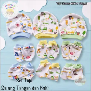 PBT Topi Set Sarung Tangan & Sarung Kaki (SNI) Merk HUG ME Premium