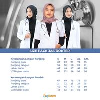 Gambar Jas Dokter Lengan Panjang/Baju Dokter/Jas Dokter ( Unisex ) dari Rumahjahitid Kota Tangerang Selatan 3 Tokopedia