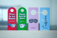 Gambar Door Hanger Sign Custom PVC Distrub Not Do Gantungan Pintu Kamar Hotel - 2 muka dari Wanabiprint Digital Printing Kota Salatiga 3 Tokopedia