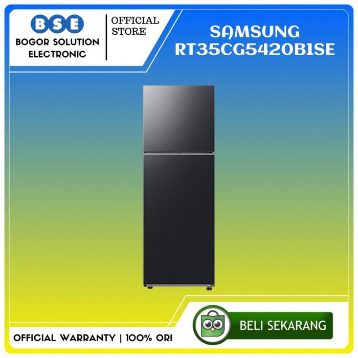 Gambar Kulkas 2 Pintu Ungkep Samsung RT35CB5420B1SE 348L RT35 Kulkas Ungkep dari Bogor Solution Electronic Kota Bogor Tokopedia