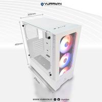 Gambar CASING VURRION VIRTUE VR-37 - ATX Case Tempered Glass (3x RGB Fan) dari Techno Computer Bali Kota Denpasar 3 Tokopedia