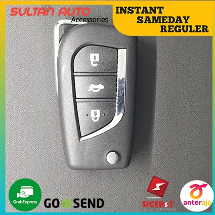Casing Kunci Remot Alarm Innova Reborn / Agya / Avanza / Rush