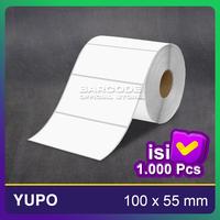 Gambar Label Barcode Yupo 100 x 55 1 Line Isi 1000 Pcs Stiker 100x55 mm dari Barcode Store Solutions Kota Administrasi Jakarta Pusat 5 Tokopedia