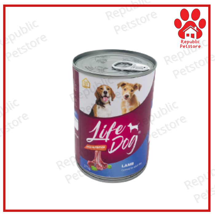Gambar Makanan Basah Anjing Kaleng Life Dog 375gr - Can Wet Food dari Republic Petstore Kota Administrasi Jakarta Barat 4 Tokopedia