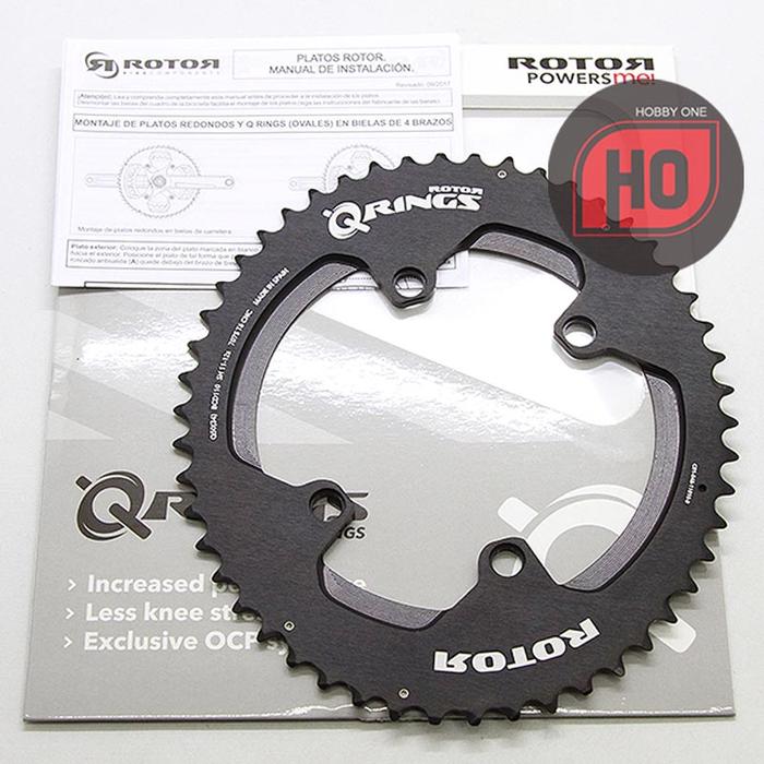 Gambar ROTOR QRINGS 50T (34T) BCD110x4 Shi 11-12s Oval Outer Chainring dari Hobby One Kota Bandung Tokopedia