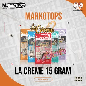 MARKOTOPS La Creme Snack Kucing Liquid 4pcs x 15gr