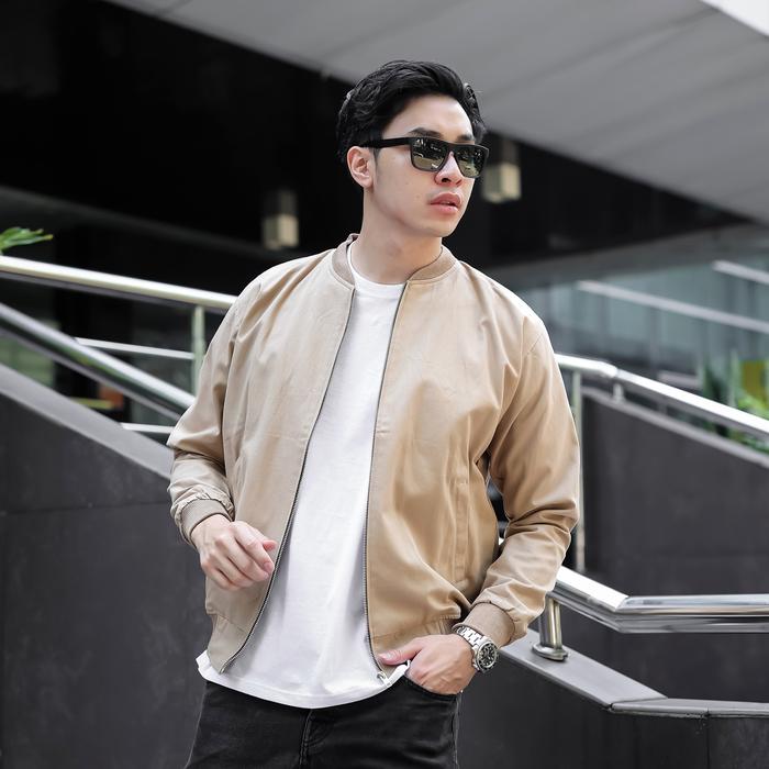 Gambar Delibra Jaket Canvas Premium Cream / Jaket Pria / Jaket Bomber - M dari delibra.id Kota Bandung Tokopedia