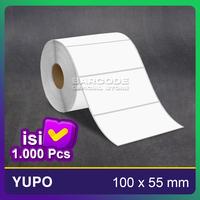 Gambar Label Barcode Yupo 100 x 55 1 Line Isi 1000 Pcs Stiker 100x55 mm dari Barcode Store Solutions Kota Administrasi Jakarta Pusat 3 Tokopedia