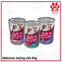 Gambar Makanan Basah Anjing Kaleng Life Dog 375gr - Can Wet Food dari Republic Petstore Kota Administrasi Jakarta Barat 1 Tokopedia
