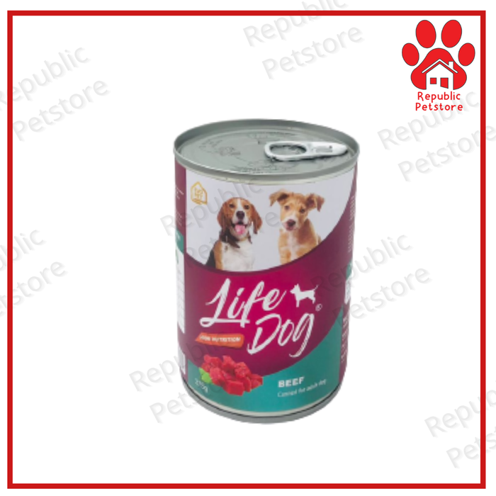 Gambar Makanan Basah Anjing Kaleng Life Dog 375gr - Can Wet Food dari Republic Petstore Kota Administrasi Jakarta Barat 2 Tokopedia