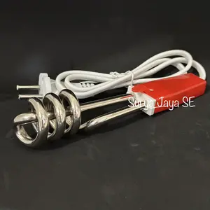 Elemen Spiral Celup Rebus Air Water Heater 350W 600W 1000W Sinseki