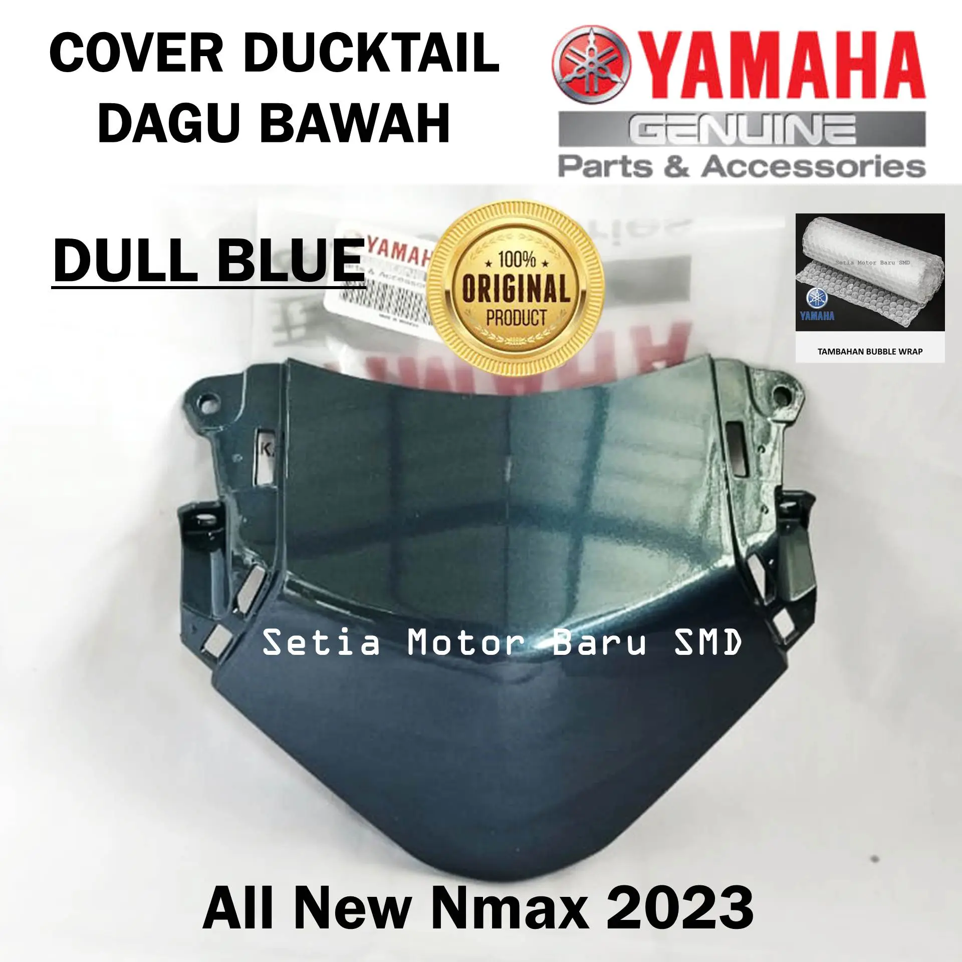 Duck Tail Dagu Bawah Biru Glossy Dull Blue Motor All New Nmax N Max Asli Yamaha B6H-F1651-00-PD