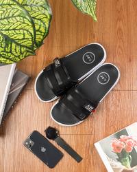 Gambar Sandal Pria Casual Selop Sendal Slop Slide Kasual Ori ARF OSCAR BLACK - Hitam, 40 dari Sepatulokalid Kab. Bandung 5 Tokopedia