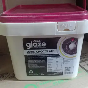 (REPACK) COLATTA Glaze Topping Donat / Kue / Roti - Dark Chocolate