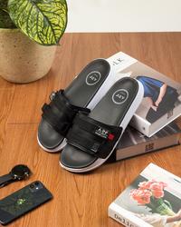 Gambar Sandal Pria Casual Selop Sendal Slop Slide Kasual Ori ARF OSCAR BLACK - Hitam, 40 dari Sepatulokalid Kab. Bandung 4 Tokopedia