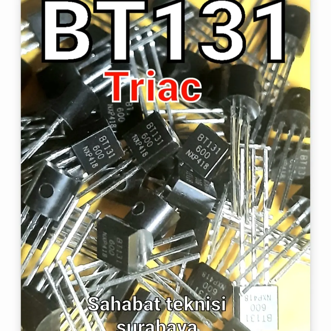 BT131 triac 600Vac modul kipas, Air cooller, dll
