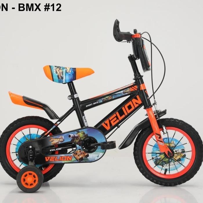 Gambar Sepeda anak bmx 12 inc velion termurah bisa buat umur 3 tahun ke atas dari Newcahaya Bike Kota Bekasi Tokopedia