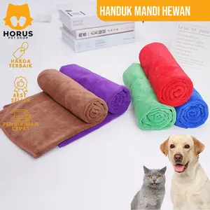 Handuk Mandi Hewan Kucing Anjing Pet Towel Grooming Cat HORUS