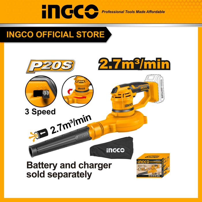Gambar P20S Mesin Peniup Debu INGCO CABLI2001 Cordless Hand Blower/Aspirator dari INGCO INDONESIA Kota Administrasi Jakarta Pusat Tokopedia