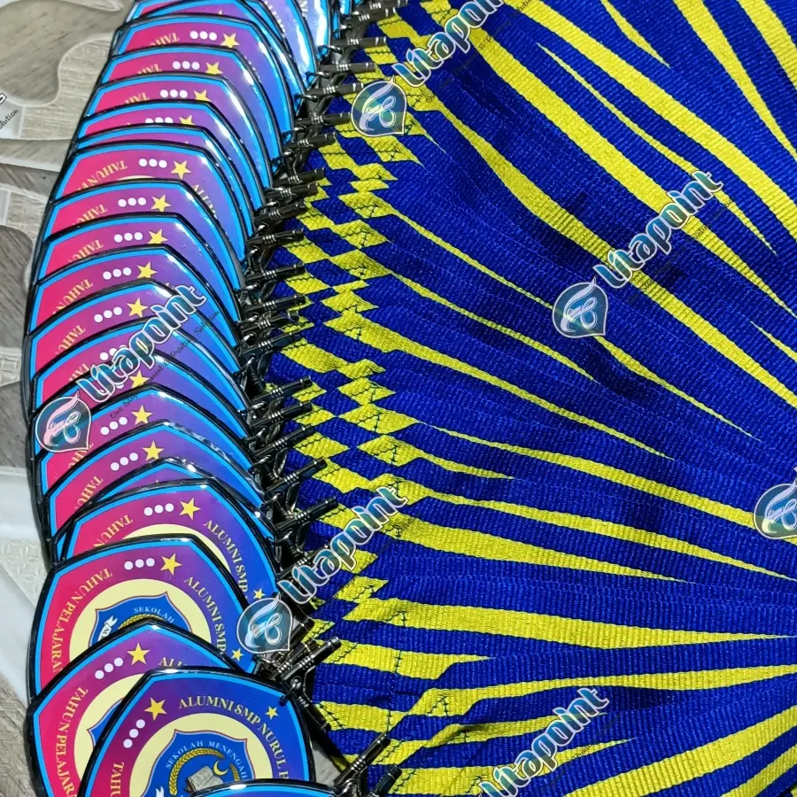 Medali Wisuda / Kelulusan Akrilik Resin Full Color
