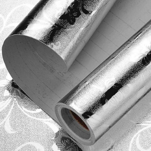 Gambar Stiker Anti-Minyak Aluminium Foil Motif Bunga (100*40cm) dari Dunia Jasmine Kota Surabaya Tokopedia