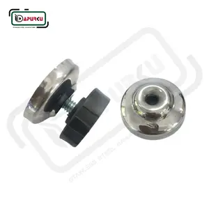 Kaki meja stainless bulat adjuster 1,5 inch murah tahan karat dan kuat