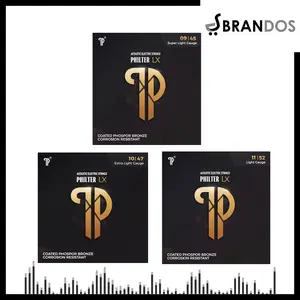 Senar Gitar Akustik Elektrik (010-047) Philter LX-10 Guitar Strings