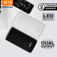 Gambar POWERBANK JETE A3 SERIES 12000 MAH REAL CAPACITY GARANSI RESMI 1 TAHUN - White dari Doran Gadget Store Kota Administrasi Jakarta Pusat 3 Tokopedia